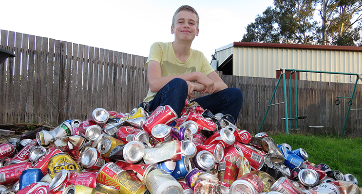 Jack Cunich is looking forward to the container deposit scheme.