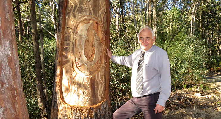 Len Roberts said the Land Council has plans to continue the carvings along the trail.  