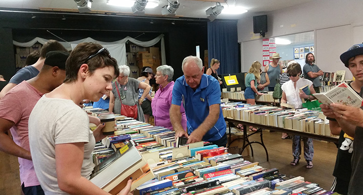 HAWKS NEST COMMUNITY HALL: Rotary Book Sale.