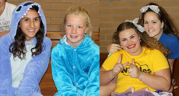 Sophia Stubbs and Georgia McKillop-Davis.(left) Jordan Powell and Harrison Hughes.(right)