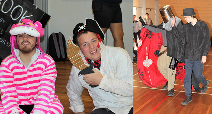 Jordan Powell and Harrison Hughes.(left) Lachlan Rutter and Jack Devine. (right)