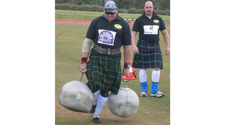 Strongmen at Clans on the Coast.