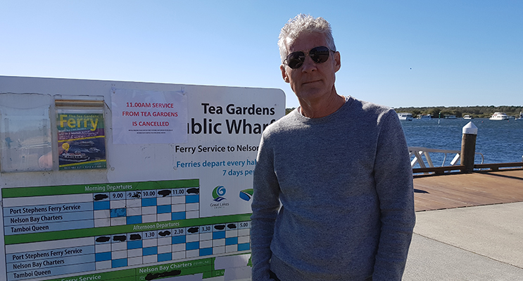 PORT STEPHENS FERRY SPOKESMAN: Malcolm Anderson.