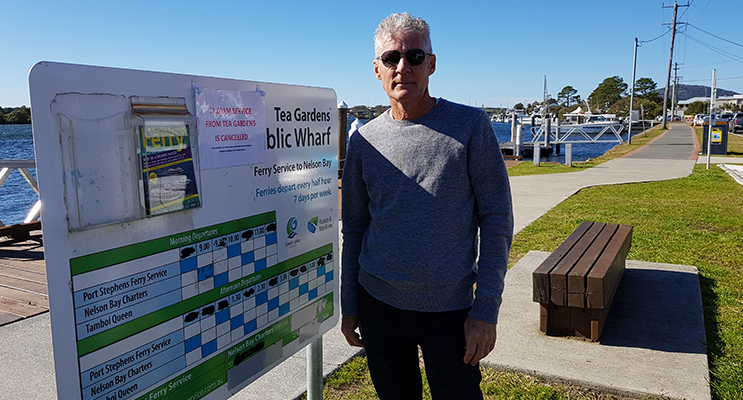 PORT STEPHENS FERRY SPOKESMAN: Malcolm Anderson.