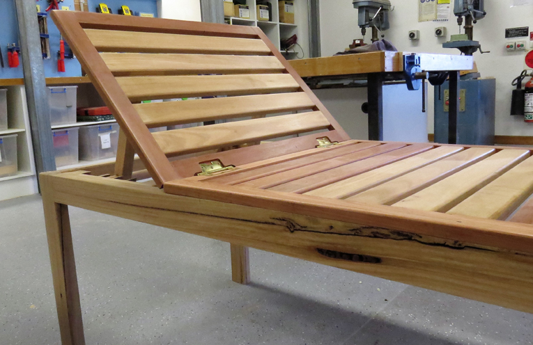 Phillip Johnston’s reclining day bed.