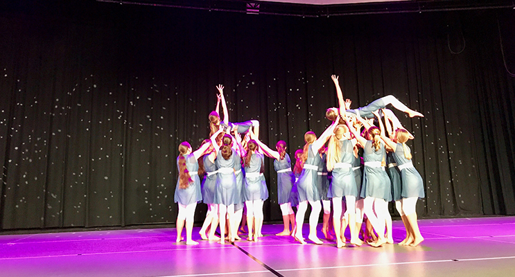 Irrawang High ensemble performing on stage.