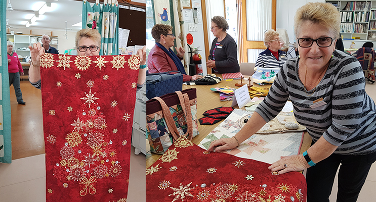 SEWING SKILLS: Maryanne Durrant.