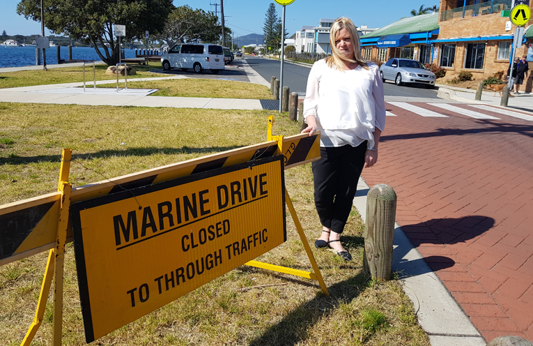 MARINE DRIVE SPEED LIMIT: Kylie French.