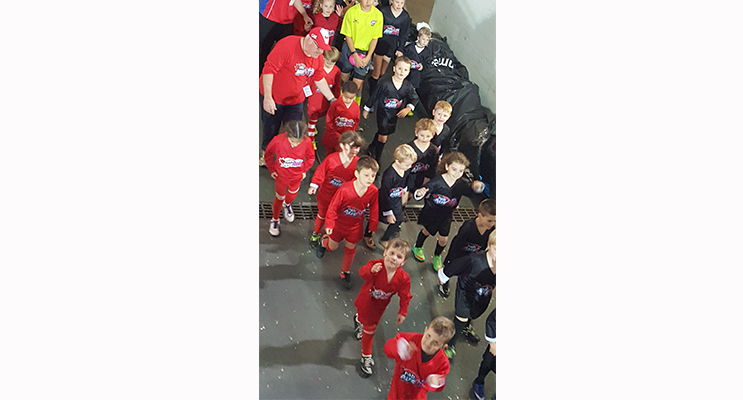 Port Stephens Power Auskick Team ready to play.