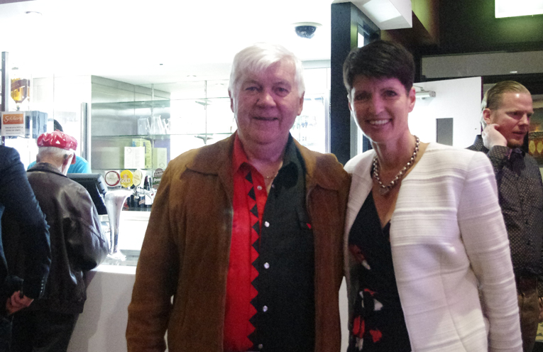 Kate Washington and Jim Morrison at The World’s Greatest Meal. Photo by Marian Sampson