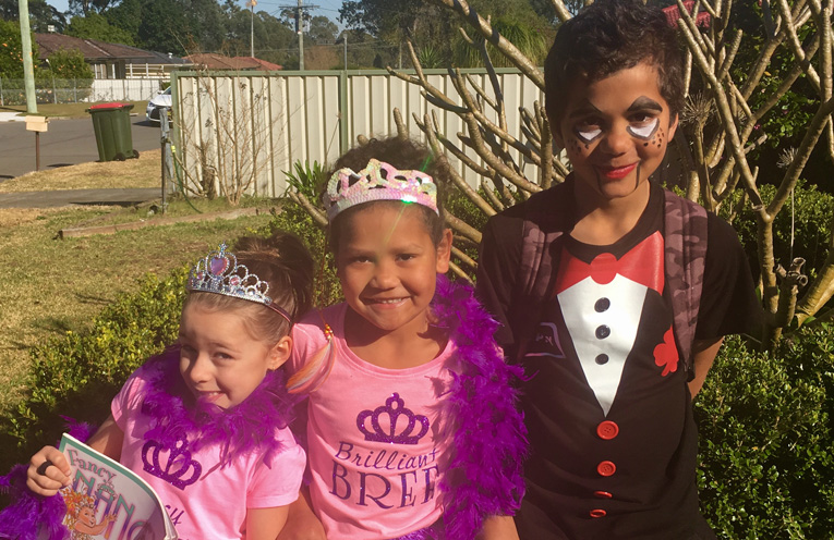 Fancy Nancy, Brilliant Bree and Slappy the dummy enjoyed themselves at Wirreanda’s book week parade. 