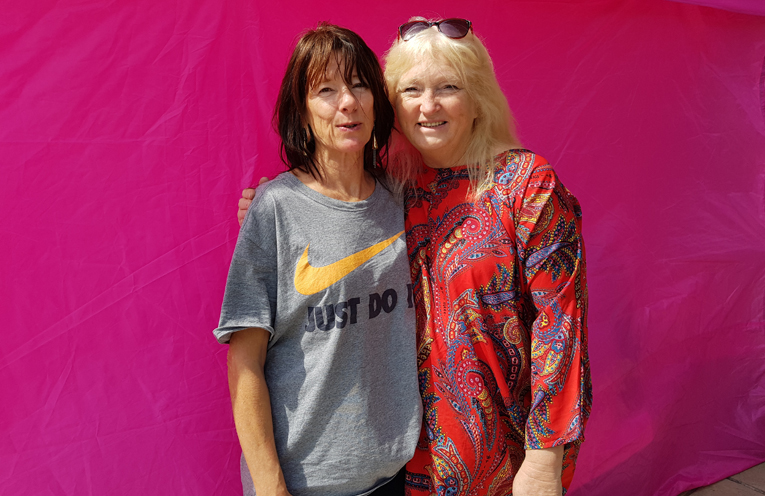 PEARLS OF PORT STEPHENS: Lesley Lane and Kerry Patterson.