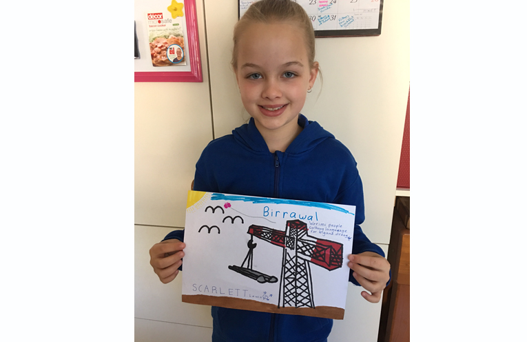 Scarlett Lewis with her winning prizes.