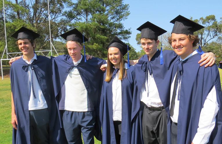 Ryan Post, Karl Nickle, Shae Finch, Hayden Crawford and Mitchell Pinch.