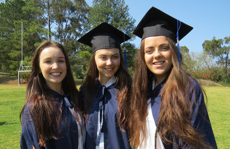 Sarah Rooney, Taylor Garemyn and Bonnie Webb-Hay.