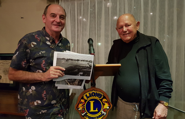 LIONS SUPPORT: Gordon Grainger, Myall River Action Group.