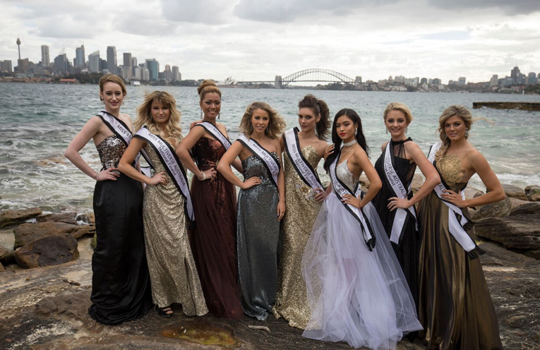 Miss Multiverse Australia 2017 national finalists. 