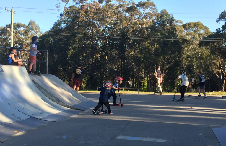 Medowie Skate Park is in dire need of an upgrade for the many young people who frequent it. 