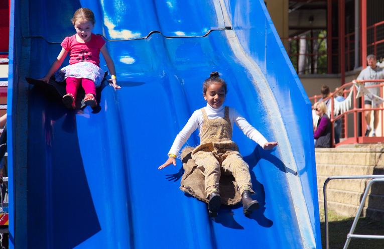 Fun on the teacup ride. Photo by Pete Neville