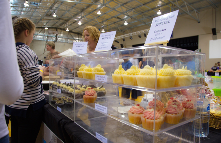 Delicious cupcakes at one of the boutique market stalls. Photo by Pete Neville