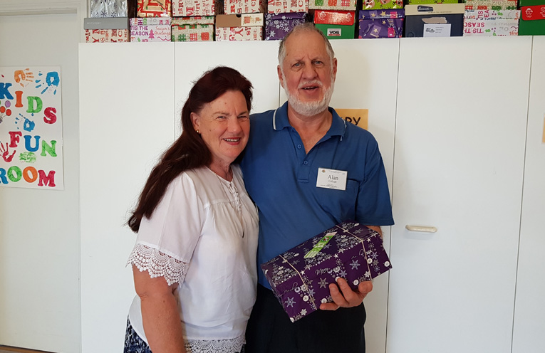 SHOEBOX PROJECT: Ruth and Alan Calcutt.