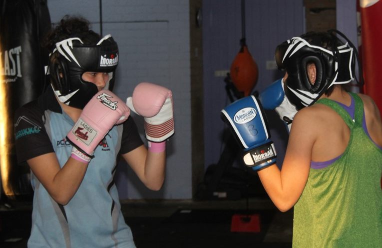 SPARRING PARTNERS: PCYC Gym at Hawks Nest.
