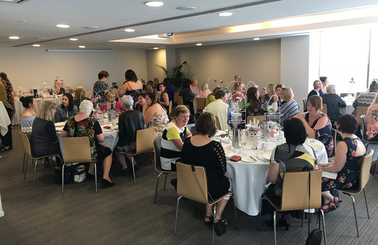 A full house for the High Tea for Heartfelt. 