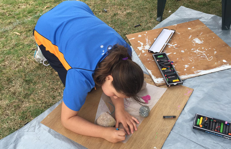 Over 40 lanterns were created at Medowie Markets for Illuminate Boomerang Park.