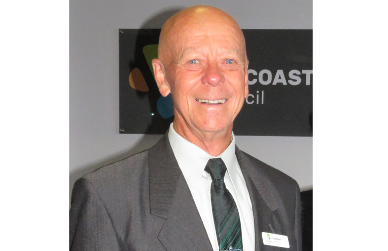 Cr David West is honoured to be elected as the first MidCoast Mayor. 