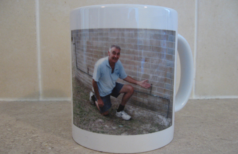 Geoff’s Volcano Art Prize coffee mug.