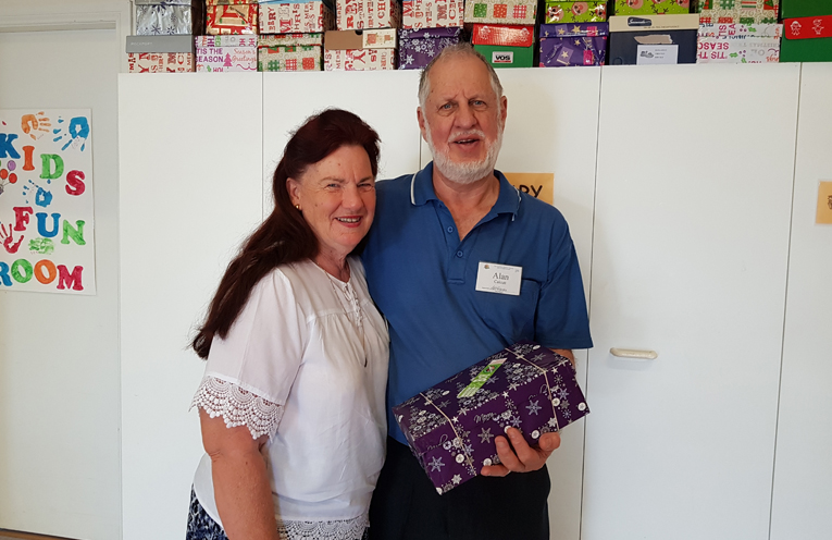 SHOEBOX PROJECT: Ruth and Alan Calcutt.