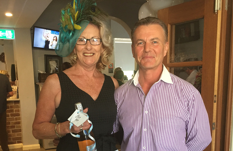 The Best Fascinator/Hat award went to Sue Kime.