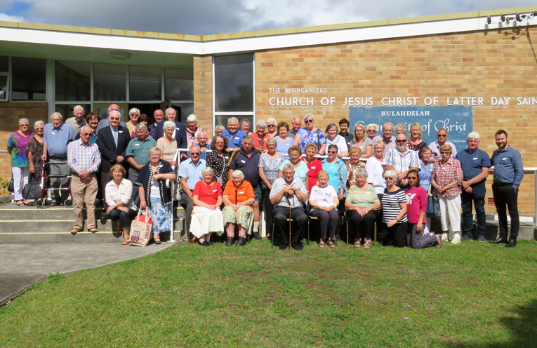 A large crowd attended the final service in Bulahdelah. 