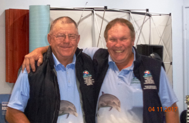 FISHING CLUB PRESENTATION: Bill and Greg Thrift.