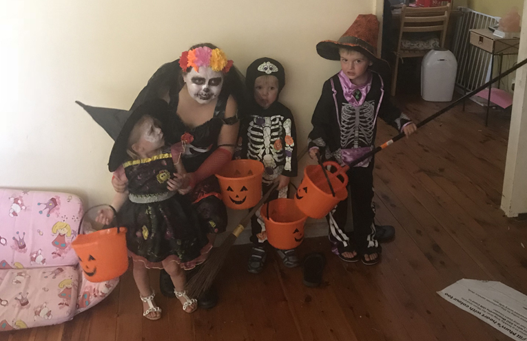 Cousins Ella, Deezel, Declan and Indianna had a great time together.