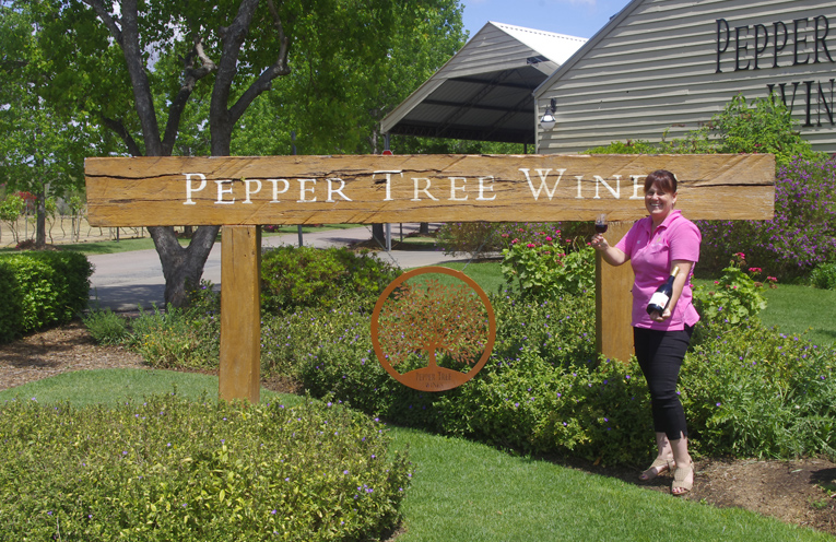 Michelle Preece of Pepper Tree Wines will be at Nelson Bay for Tastes at the Bay. Photo by Marian Sampson.