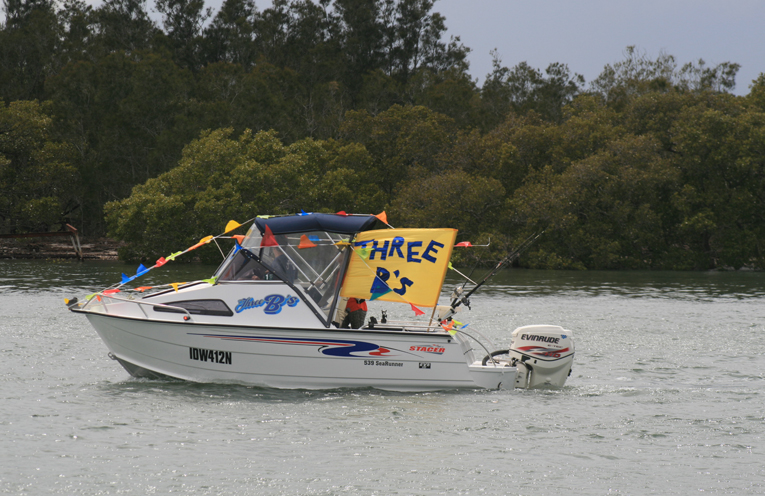 The blessing of the fleet was a popular event at the Tilligerry Festival. 