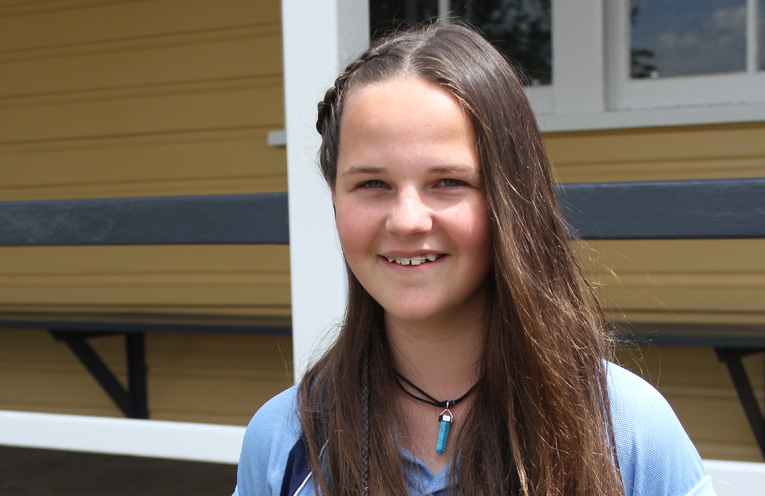Hunter River High School student: Kaitlyn Eastley, Year 8
