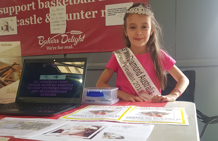 Krystal-Rose is enjoying the experience of fundraising and preparing for the pageant. 