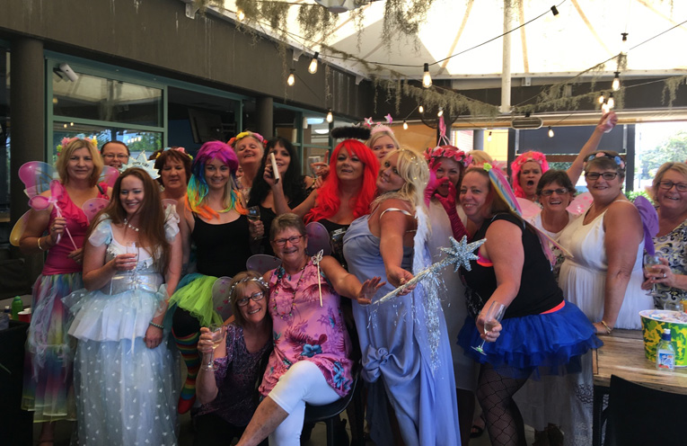 RAISING FUNDS FOR WOMEN IN CRISIS:: Fairies Day Fun at Tea Gardens Hotel.