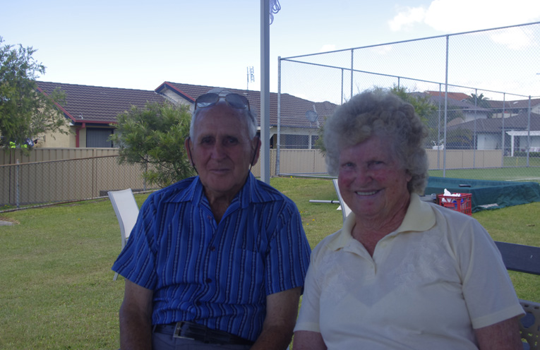 Pam and her husband Ray Single at Boat Harbour. Photo by Marian Sampson.