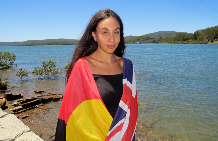 Australia Day: Leah Slockee is proud of her Aboriginal heritage. 