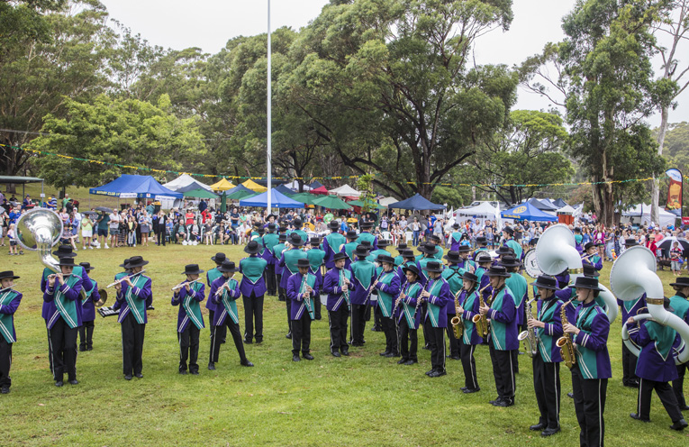 Last year’s Australia Day celebration at Fly Point. Photo by Henk Tobbe.