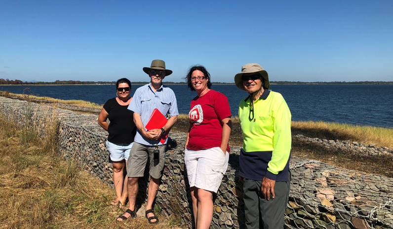 Janine Moore, Brian Muntz, Corentine Le Saint and Richard Byrnes met up to chat about the recreational usage of Grahamstown Dam.