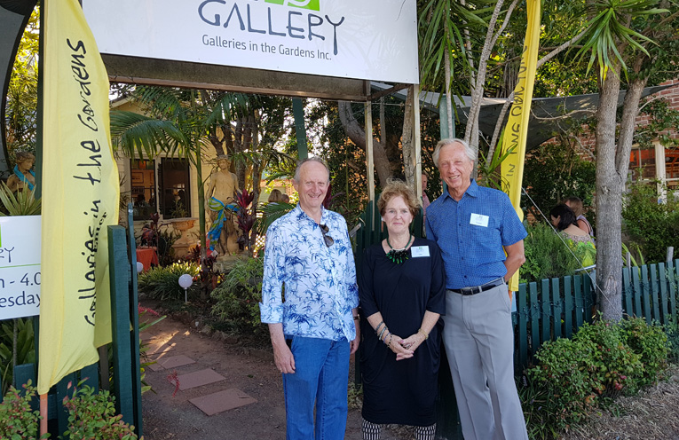 GRAND OPENING: Mark Tedeschi, Lee Anderson and Trevor Cook.