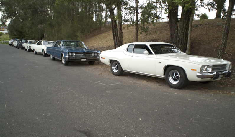 Hunter Valley Chrysler Club had a collection of different models to view.