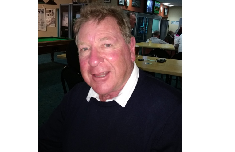 Back nine winner Graham Benson.