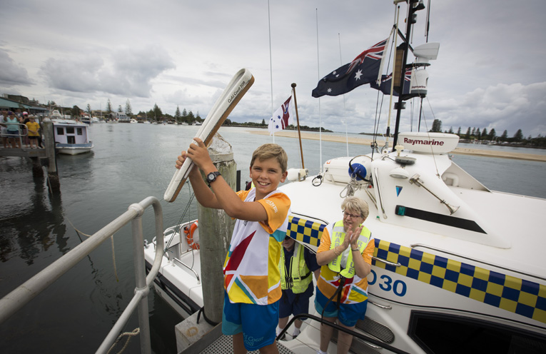 Batonbearer Camden Ceccato in Tuncurry. 