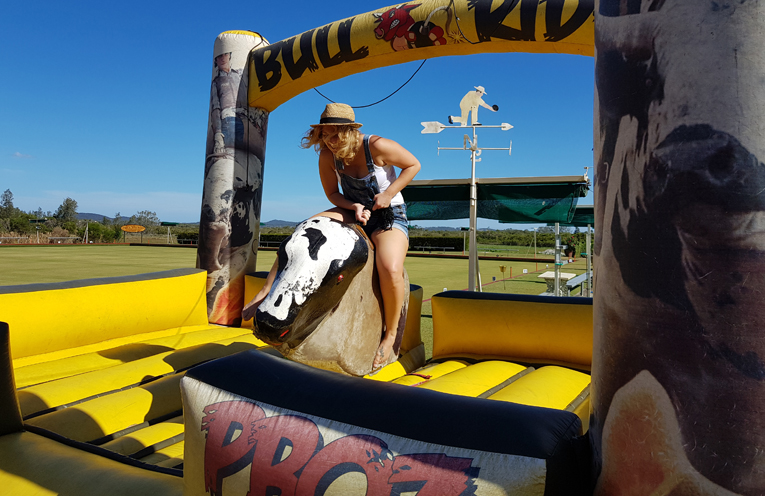 TEA GARDENS COUNTRY CLUB: Mechanical Bull Riding Fun.