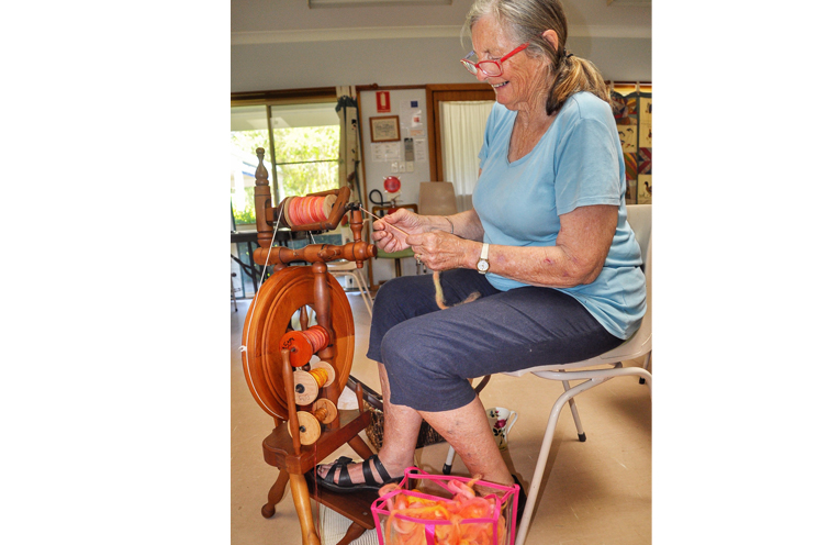 MYALL ART & CRAFT CENTRE: Spinner, Margaret MacPherson.